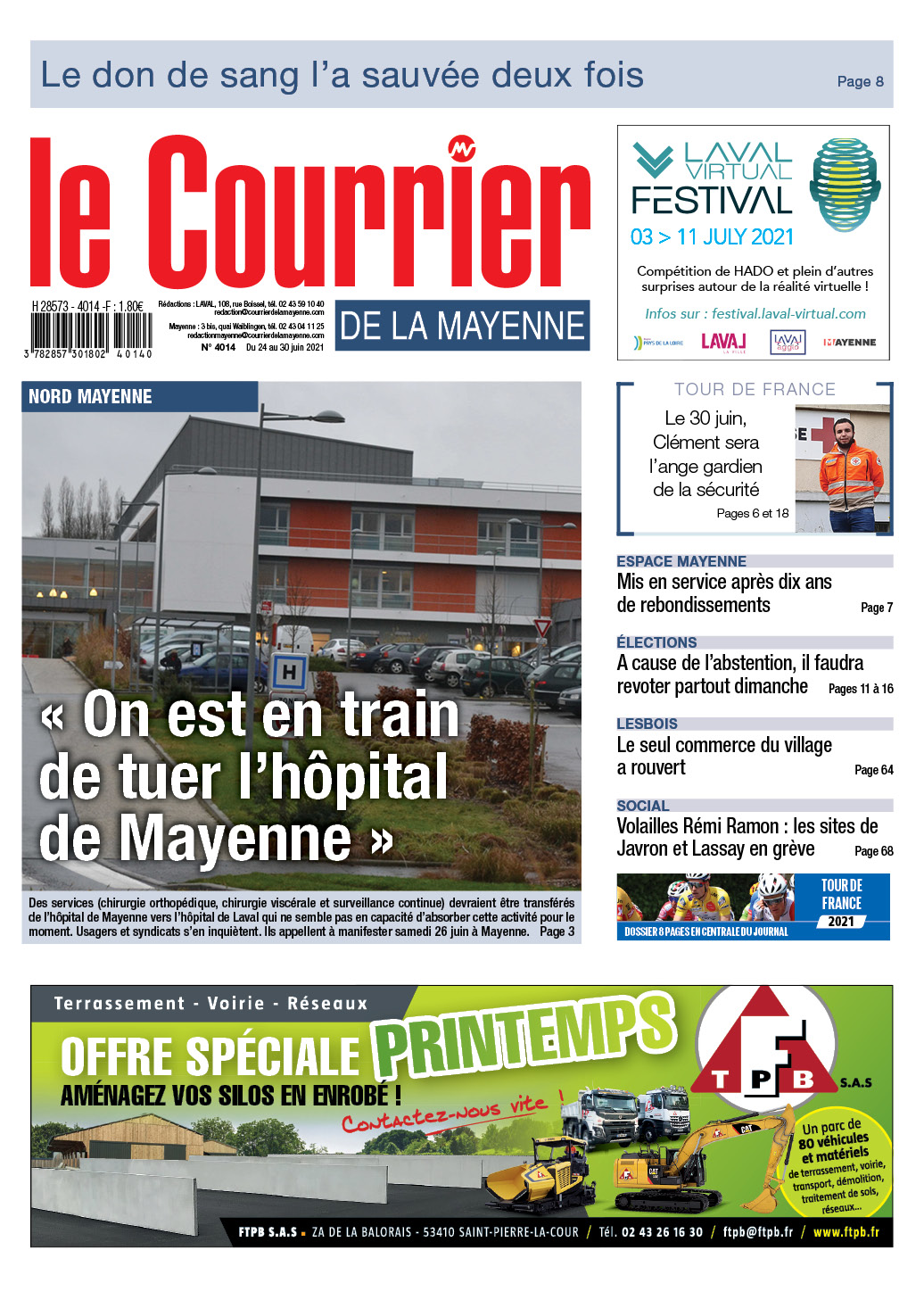 Nord Mayenne : « On est en train de tuer l’hôpital de Mayenne »